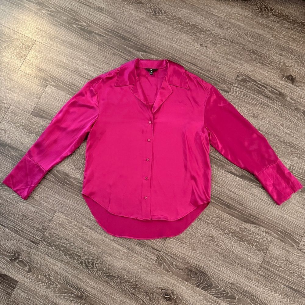 Banana Republic Enchant Silk Button Up